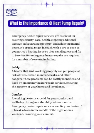 What Is The Importance Of Heat Pump Repair?