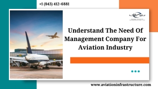 Understand The Need Of Management Company For Aviation Industry
