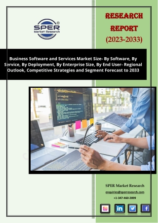 Business Software and Services Market Growth 2023, Trends Analysis, Peak at CAGR of 12.16%, Future Demand 2033