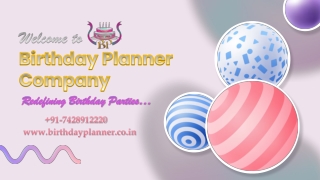 birthday planner in delhi