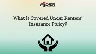 What is Covered Under Renters’ Insurance Policy?