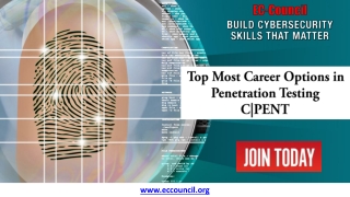 Top Most Career Options in Penetration Testing CPENT | Enroll Now