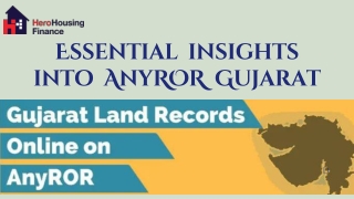 Understanding AnyROR Gujarat Your Essential Guide