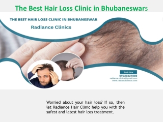 The Best Hair Loss Clinic in Bhubaneswar