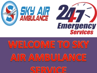 Quick Arrangement for Transferring Patients From Bilaspur and Gwalior by Sky Air