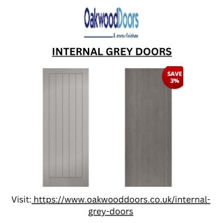 Internal Grey Doors