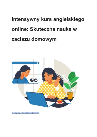 Intensywny kurs angielskiego online_ Skuteczna nauka w zaciszu domowym