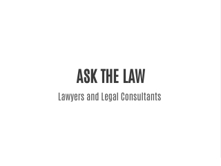 ASK THE LAW - Lawyers and Legal Consultants in Dubai - Debt Collection