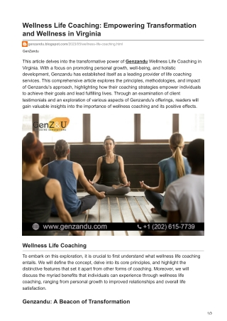 Wellness Life Coaching- Empowering Transformation and Wellness in Virginia