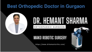 Orthopedic Doctor in Gurgaon