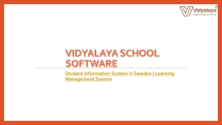 Student Information System in Sweden