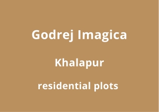 Godrej Imagica Plots In Khalapur | E-Brochure