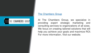 The Chambers Group  Chambersgroup.com