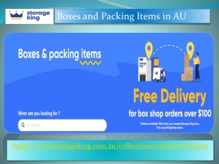 Boxes and Packing Items in AU Flat v
