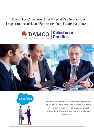 How to Choose the Right Salesforce Implementation Partner for Your Business