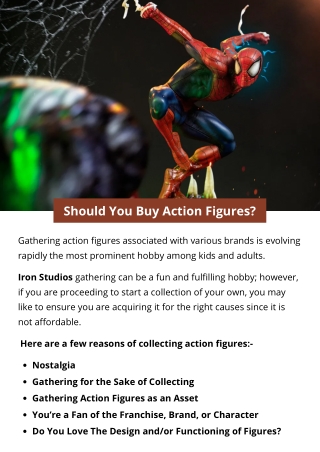 Should You Buy Action Figures?