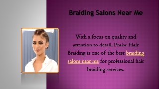 Braiding Salons Near Me