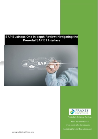 SAP Business One In-depth Review: Navigating the Powerful SAP B1 Interface