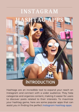 Instagram hashtag apps