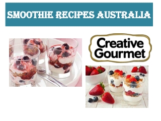 Smoothie Recipes Australia