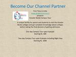 Become our channel partner