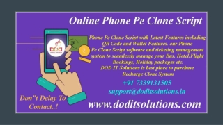 Phone Pe Clone Script - DOD IT SOLUTIONS