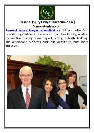 Personal Injury Lawyer Bakersfield Ca | Edmonstonlaw.com