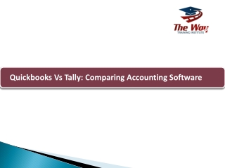 Quickbooks Vs Tally: Comparing Accounting Software