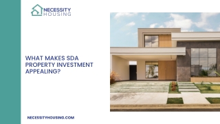 What makes SDA property investment appealing