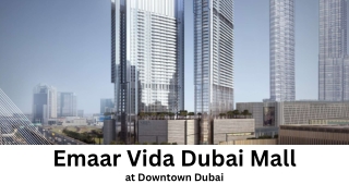 Vida Dubai Mall E-Brochure