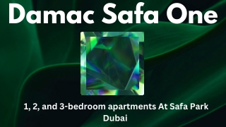 Damac Safa One In Dubai - Spacious Modern Living