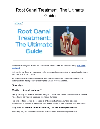 Root Canal Treatment_ The Ultimate Guide