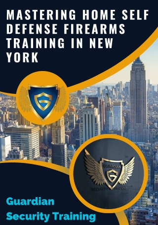 Mastering home self defense firearms training in New York