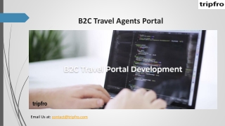 B2C Travel Agents Portal