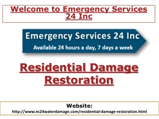 Residential Damage Restoration