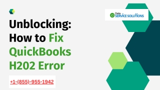 Fix QuickBooks H202 Error in Easy ways