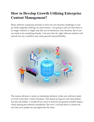 How to Develop Growth Utilizing Enterprise Content Management.docx