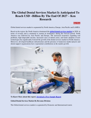 Leading Players in Global Dental Market - Ken Research