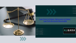 law firms in dubai | advocates in dubai | law firm accounts receivable