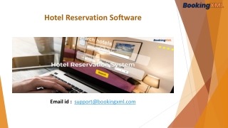 Hotel Reservation Software