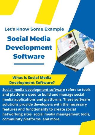 Social Media Development Software