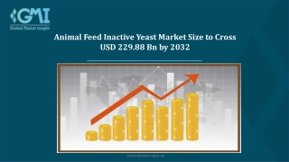 Animal Feed Inactive Yeast Market Opportunity, Industry Analysis to 2032