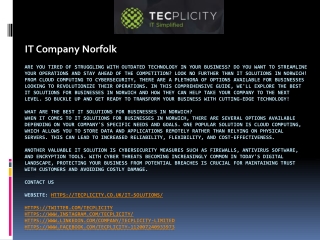 IT Company Norfolk