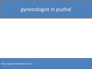 gynecologist in puzhal