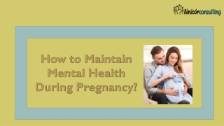 How to Maintain Mental Health During Pregnancy