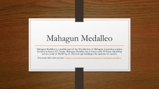 Mahagun Medalleo Real Estate 1