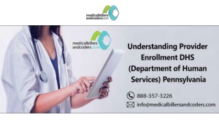 Understanding Provider Enrollment DHS (Department of Human Services) Pennsylvania