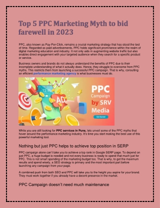 Top 5 PPC Marketing Myth to bid farewell in 2023