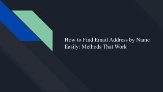 How to Find Email Address by Name Easily_ Methods That Work