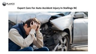 Expert Care For Auto Accident Injury In Stallings NC